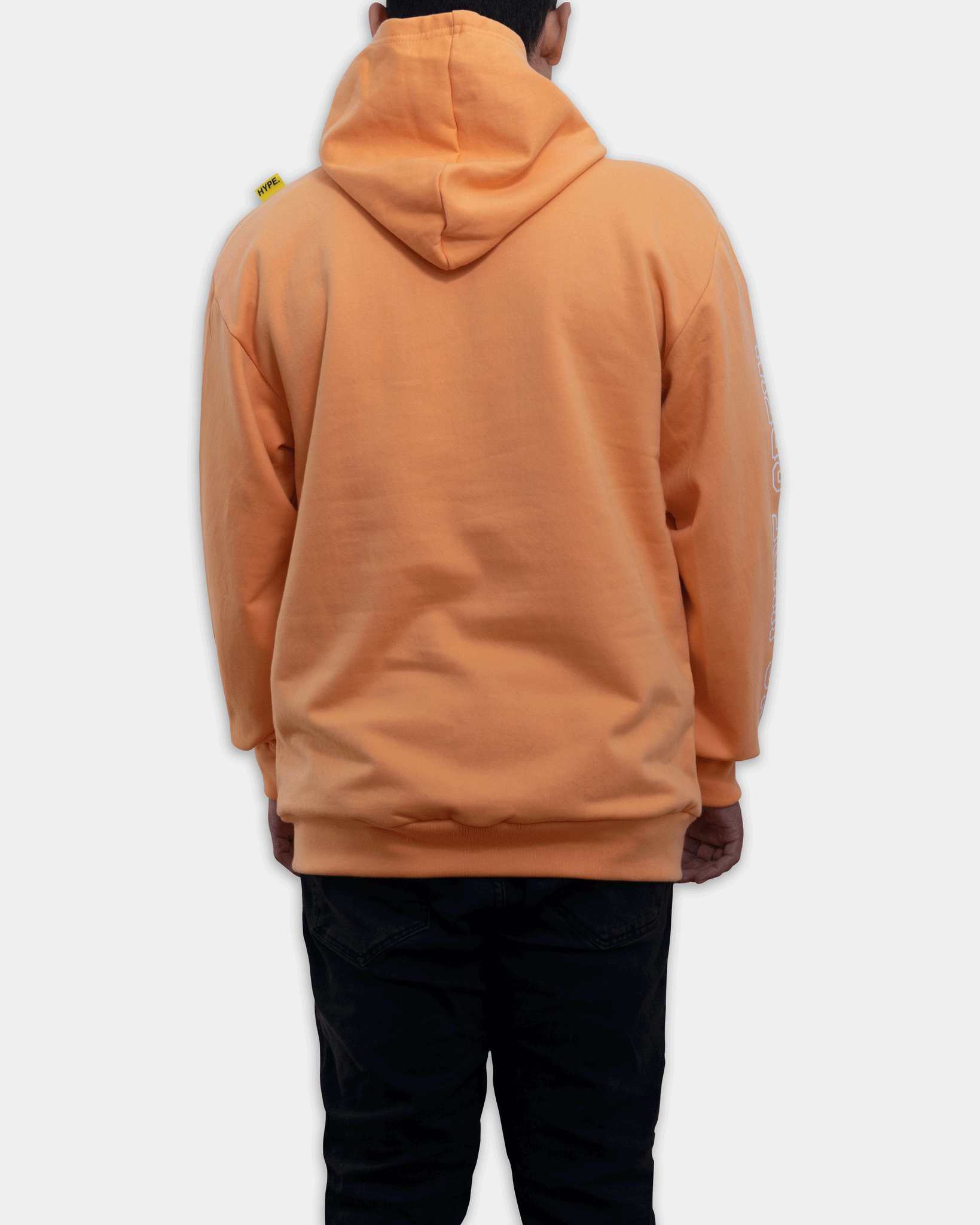 HOODIE "NO HYPE FLAG" // ORANGE