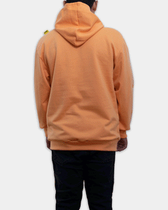 HOODIE "NO HYPE FLAG" // ORANGE