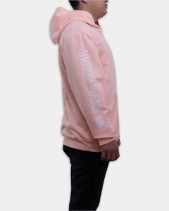 HOODIE "NO HYPE FLAG" // PASTEL PINK