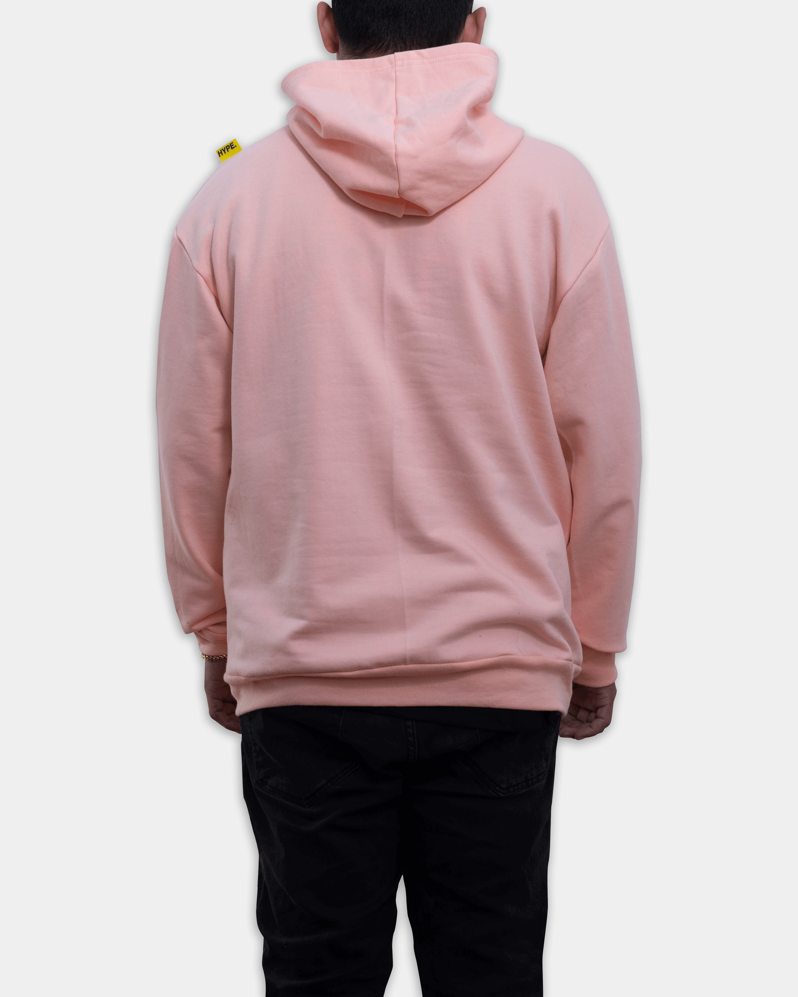 HOODIE "NO HYPE FLAG" // PASTEL PINK