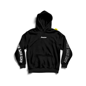 HOODIE BLACK / "ANTI HYPE CLUB V2" 2020