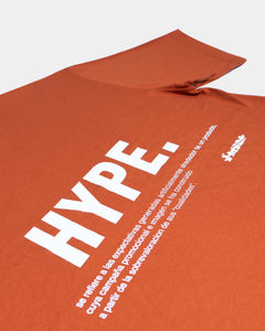 "HYPE CONCEPT" BURNT ORANGE // OVERSIZED